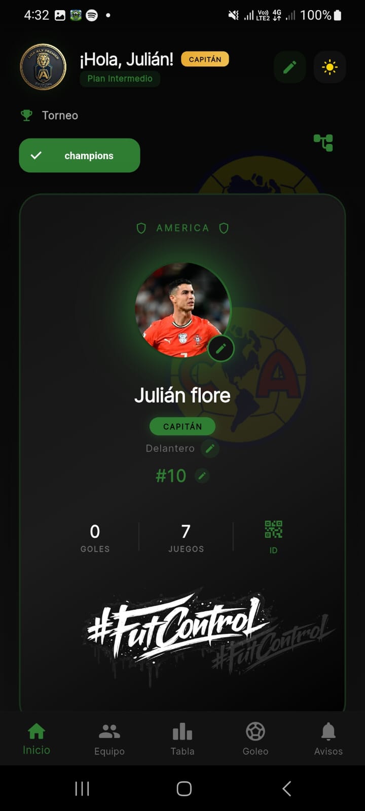 FutControl App - Administra tu Liga